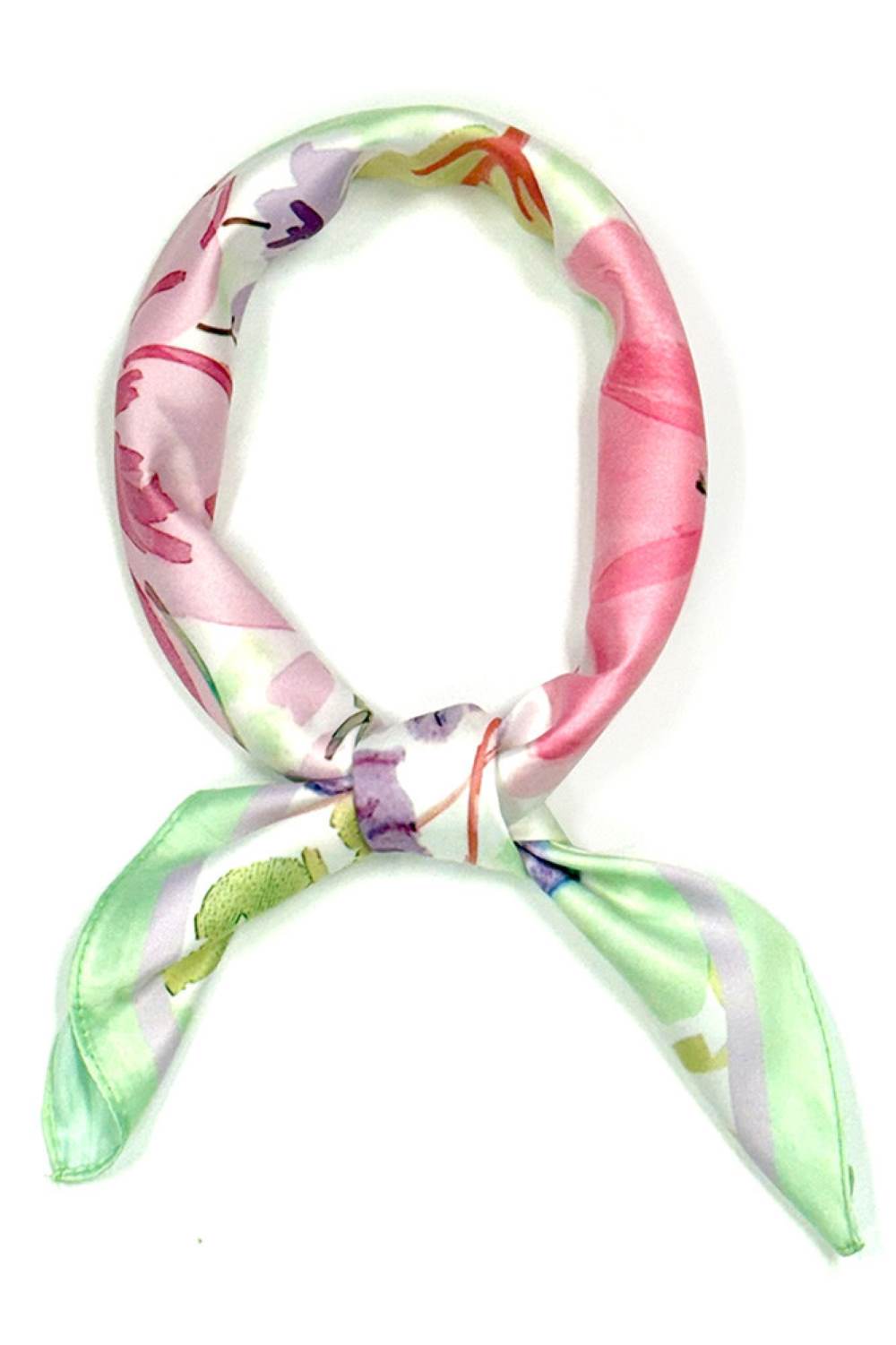 Floral Painting Print Bandana Summer Scarf