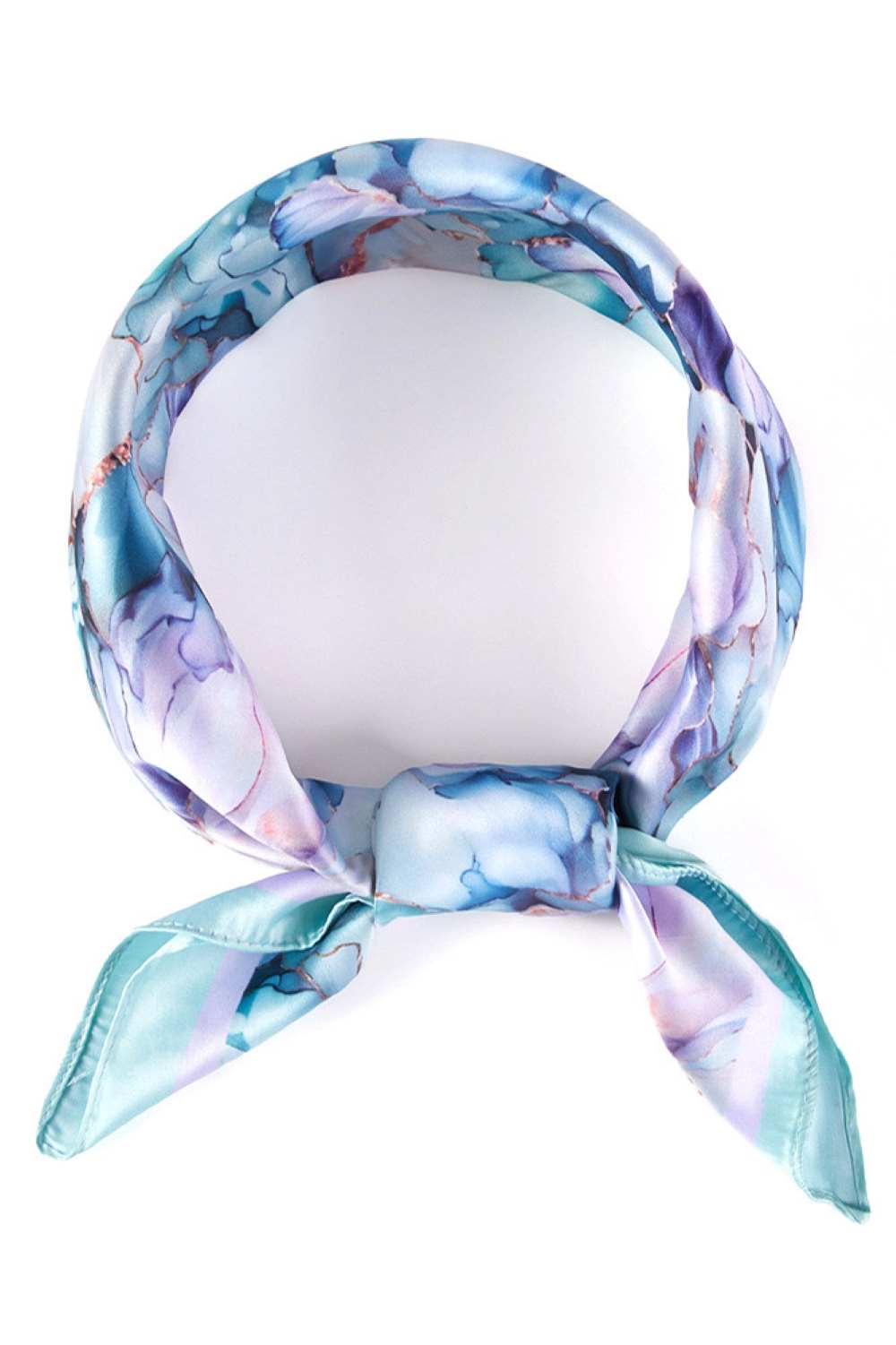 Floral Pattern Print Bandana Light Weight Scarf
