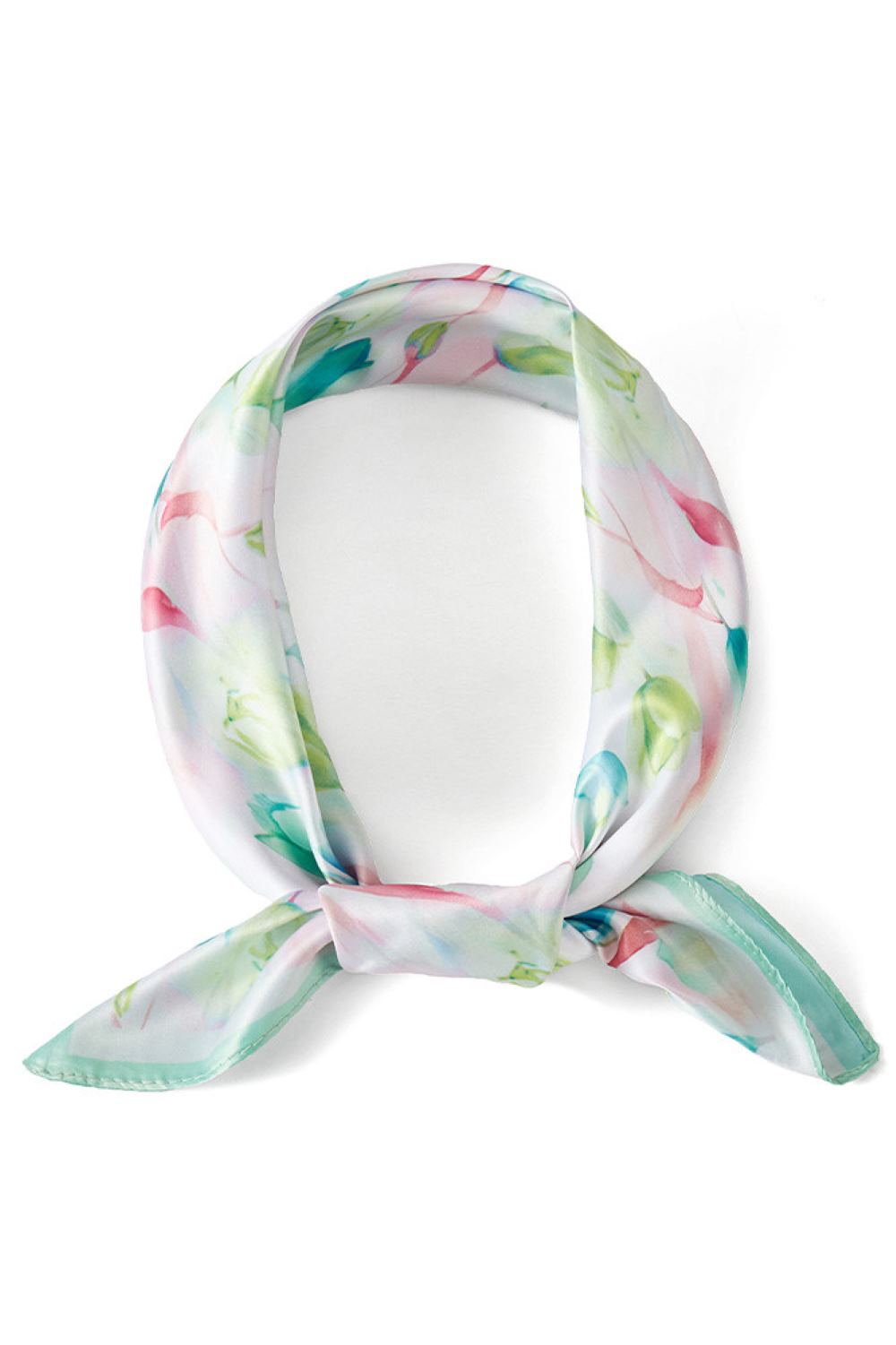 Floral Pattern Print Bandana Summer Scarf