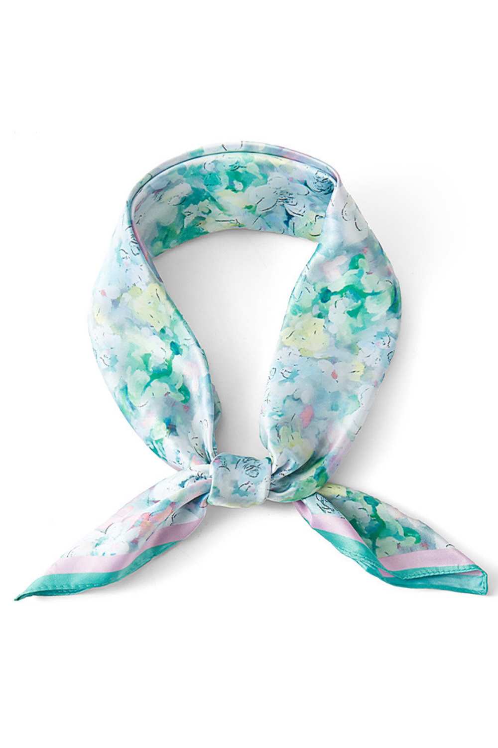 Floral Pattern Print Bandana Summer Light Weight Scarf