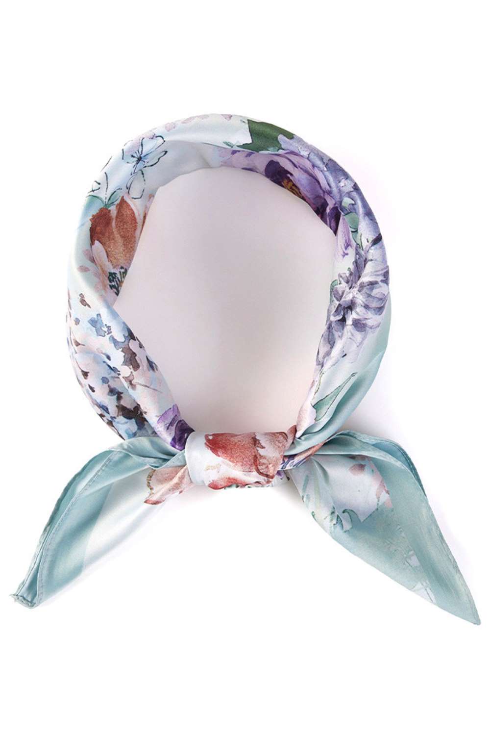 Floral Print Bandana Summer Scarf