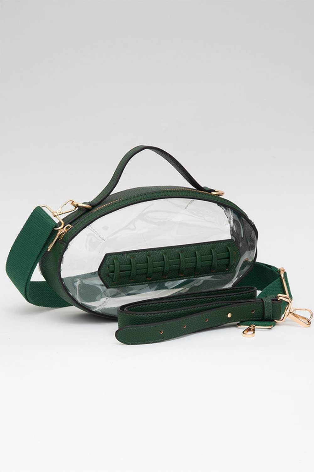 Foot Ball Shape Transparent Clear Stadium Bag