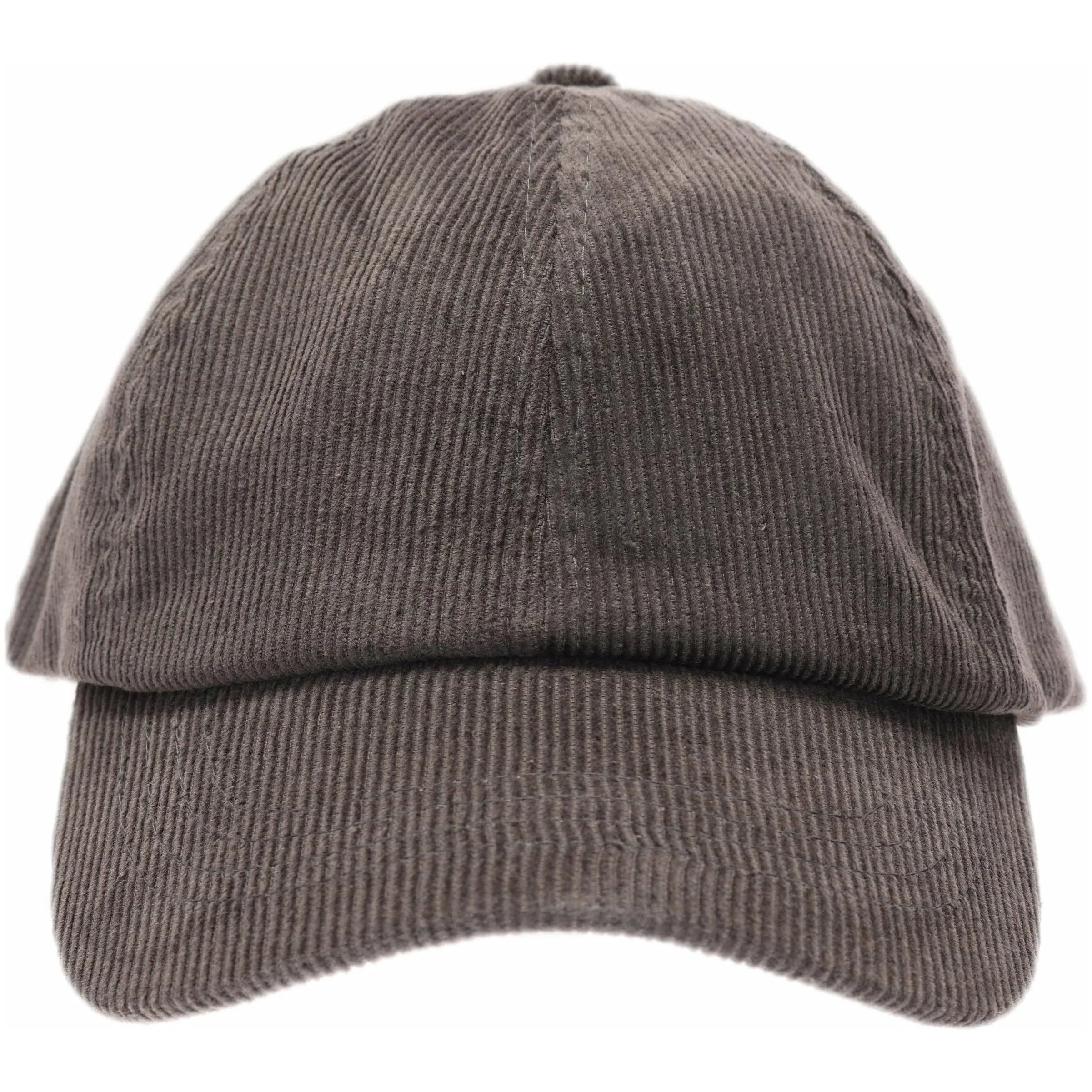 Corduroy Criss-cross Pony Cap