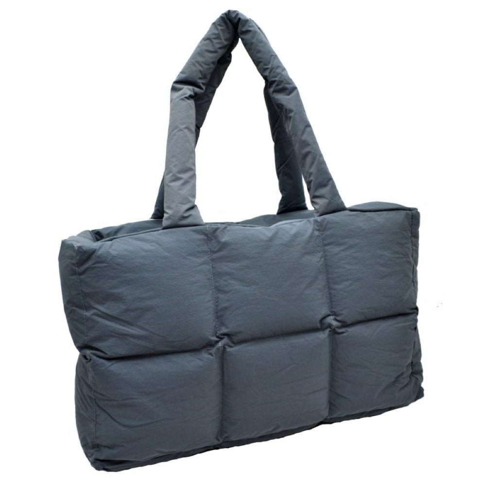 Chic Quilted Puffer Tote Bag