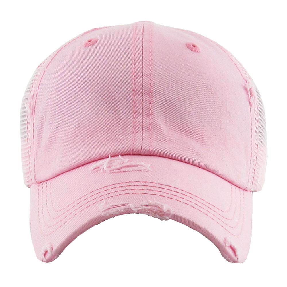Vintage Mesh Back Ponytail Baseball Cap