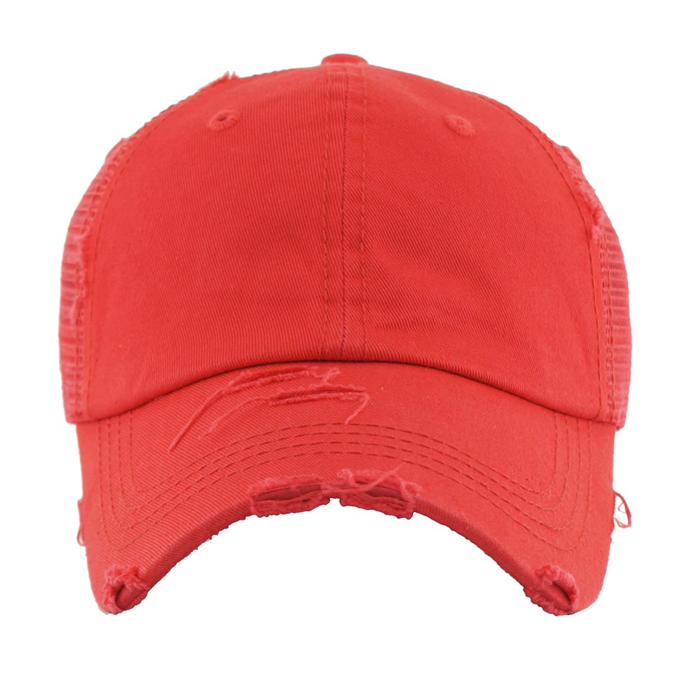 Vintage Mesh Back Ponytail Baseball Cap