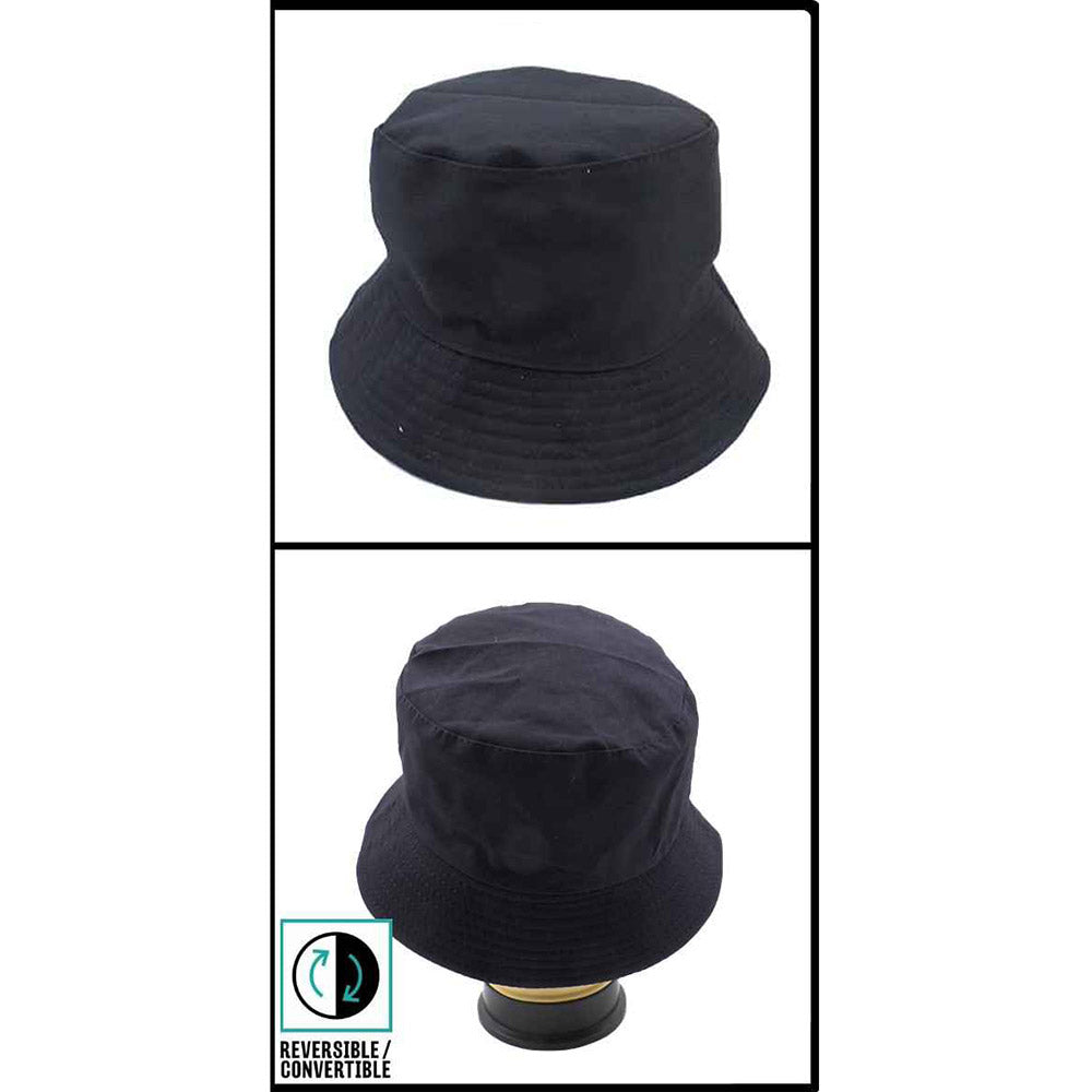 Reversible Solid Bucket Hat