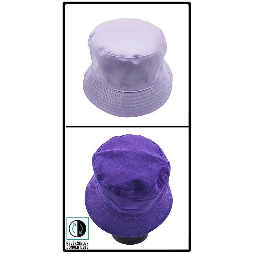 Reversible Solid Bucket Hat