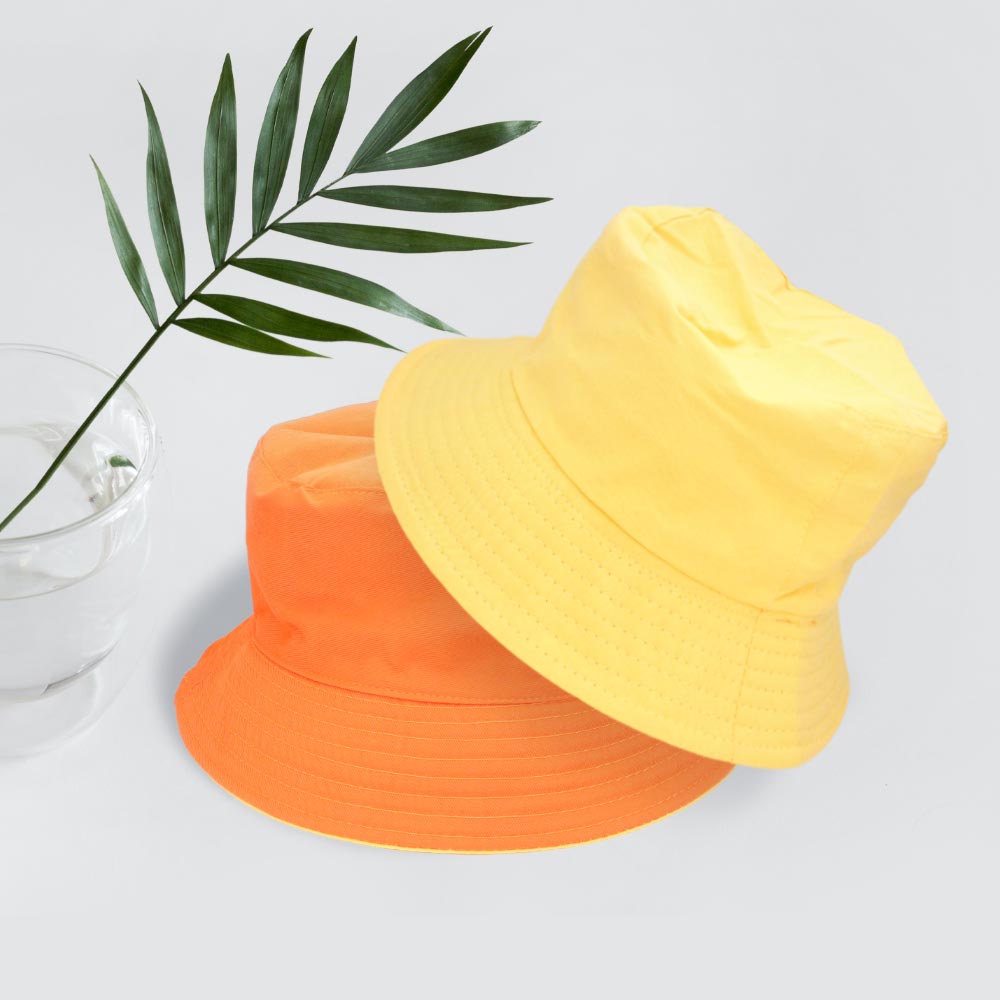 Reversible Solid Bucket Hat