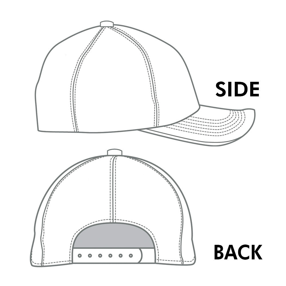 Checkered LETS GO Embroidered Baseball Cap
