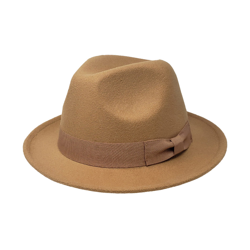 Bow Band Classic Fedora Hat