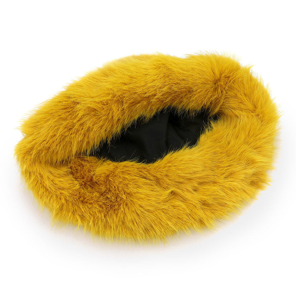 Faux Fur Russian Style Plush Bucket Hat