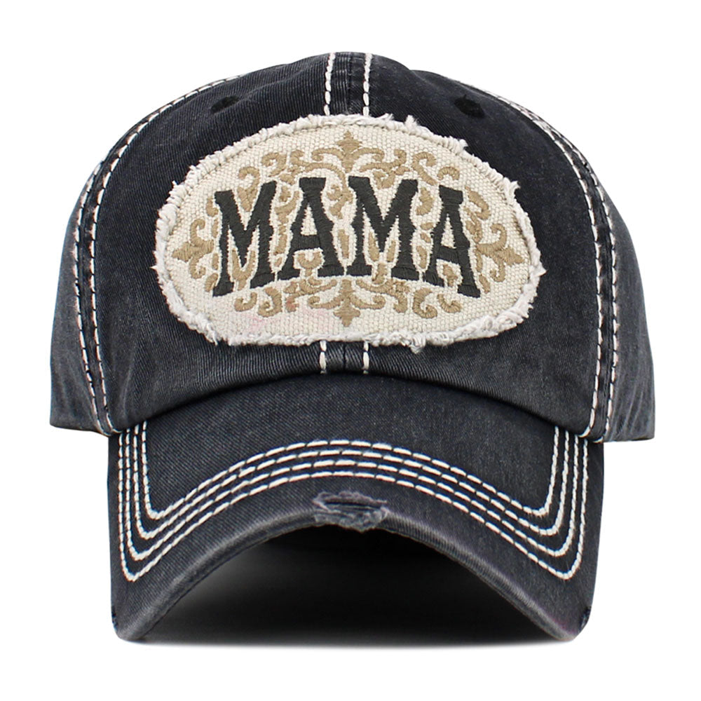 MAMA Patch Vintage Baseball Cap