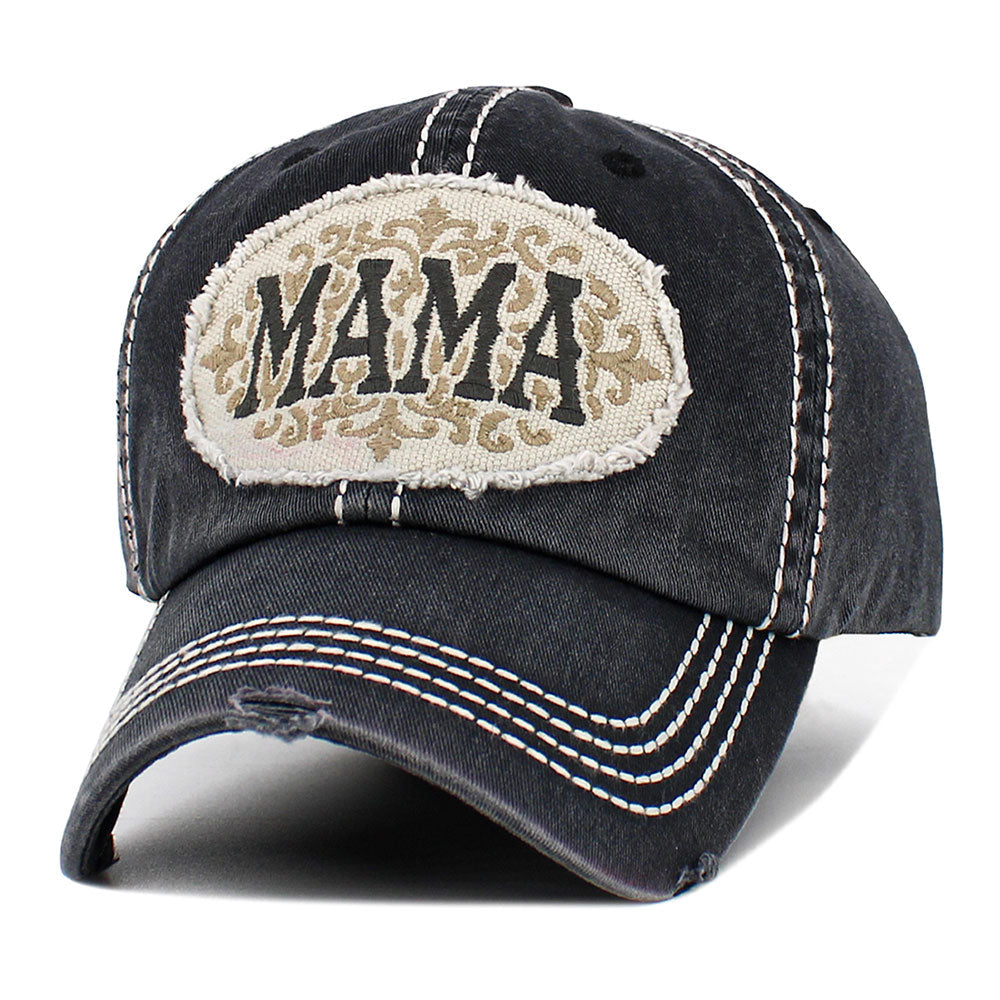 MAMA Patch Vintage Baseball Cap