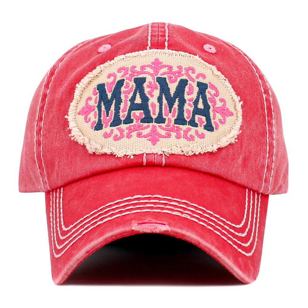 MAMA Patch Vintage Baseball Cap