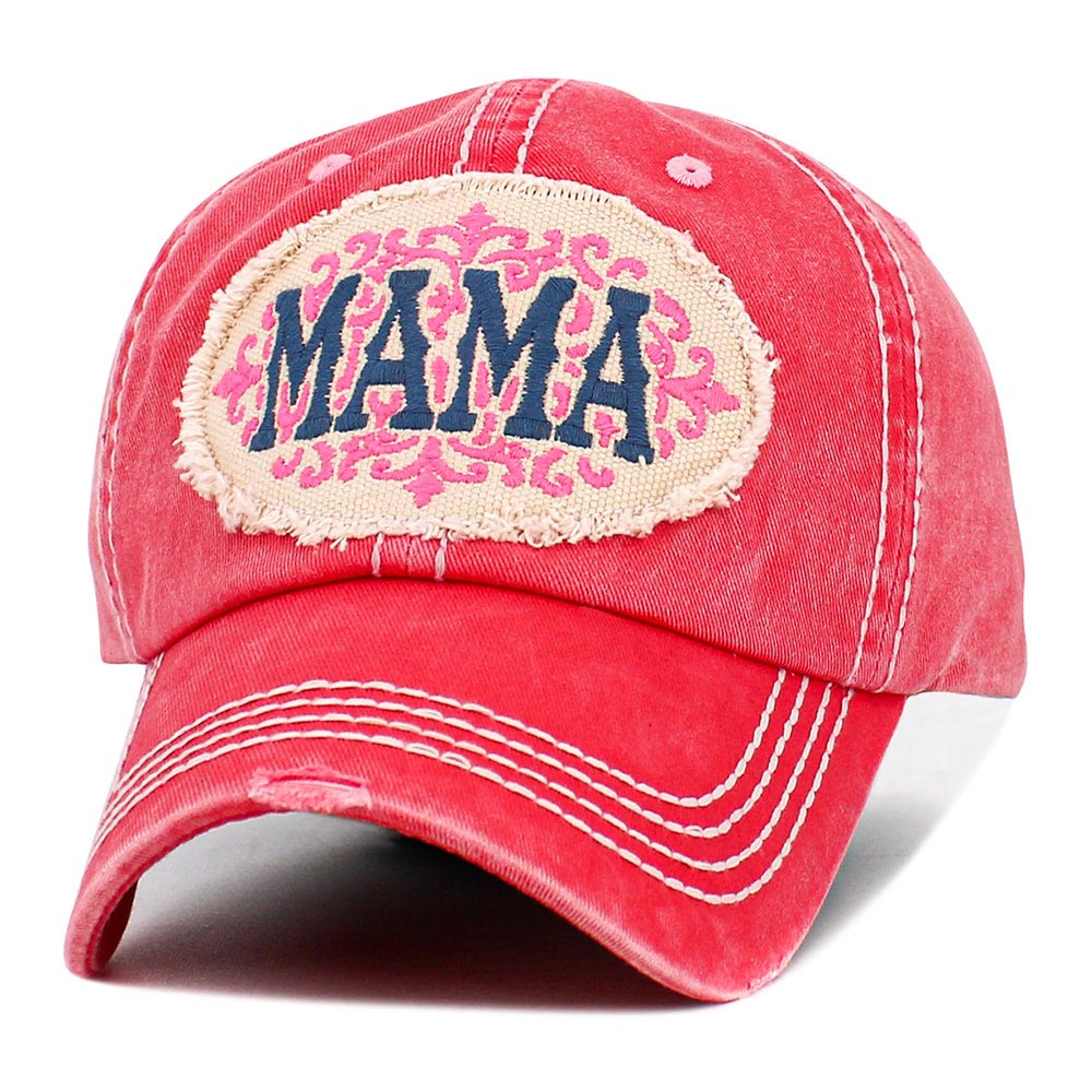MAMA Patch Vintage Baseball Cap