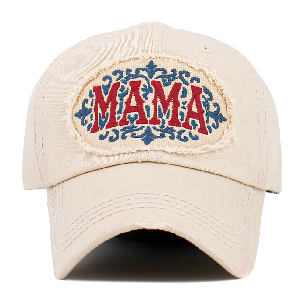 MAMA Patch Vintage Baseball Cap