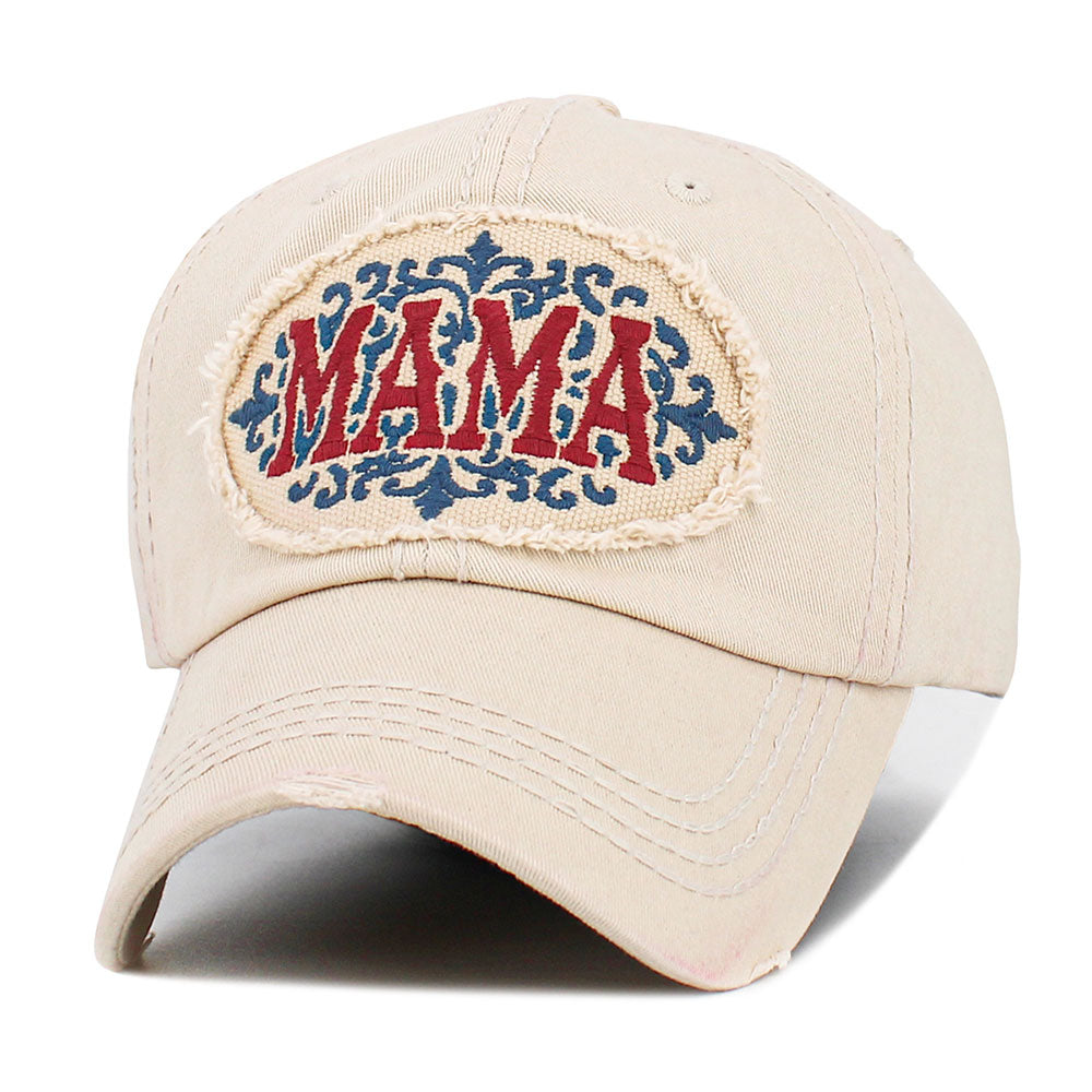 MAMA Patch Vintage Baseball Cap