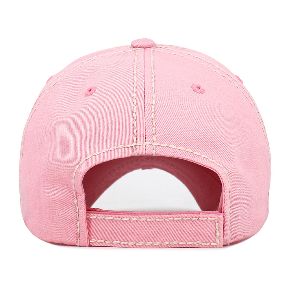 WALK BY FAITH Message Patch Vintage Baseball Cap