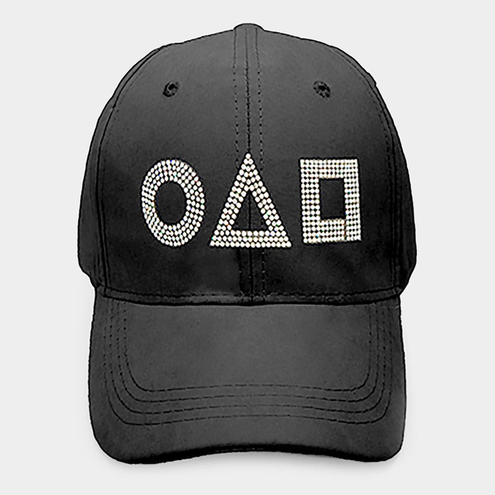 Squid Game Bling Circle Triangle Square Accented Baseball Cap