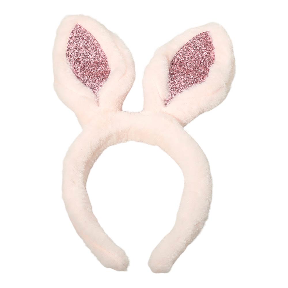 Sequin Accent Plush Easter Bunny Ear Headband