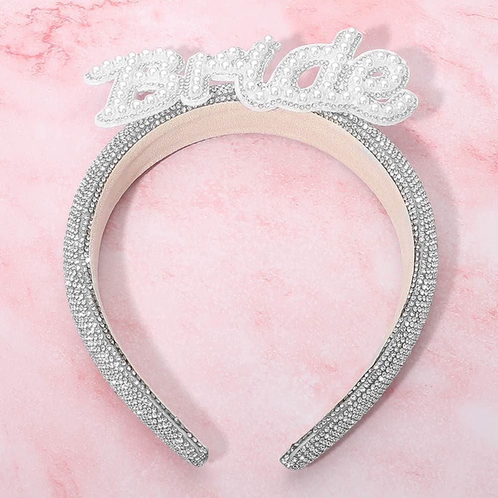 Pearl BRIDE Accent Bling Studded Headband