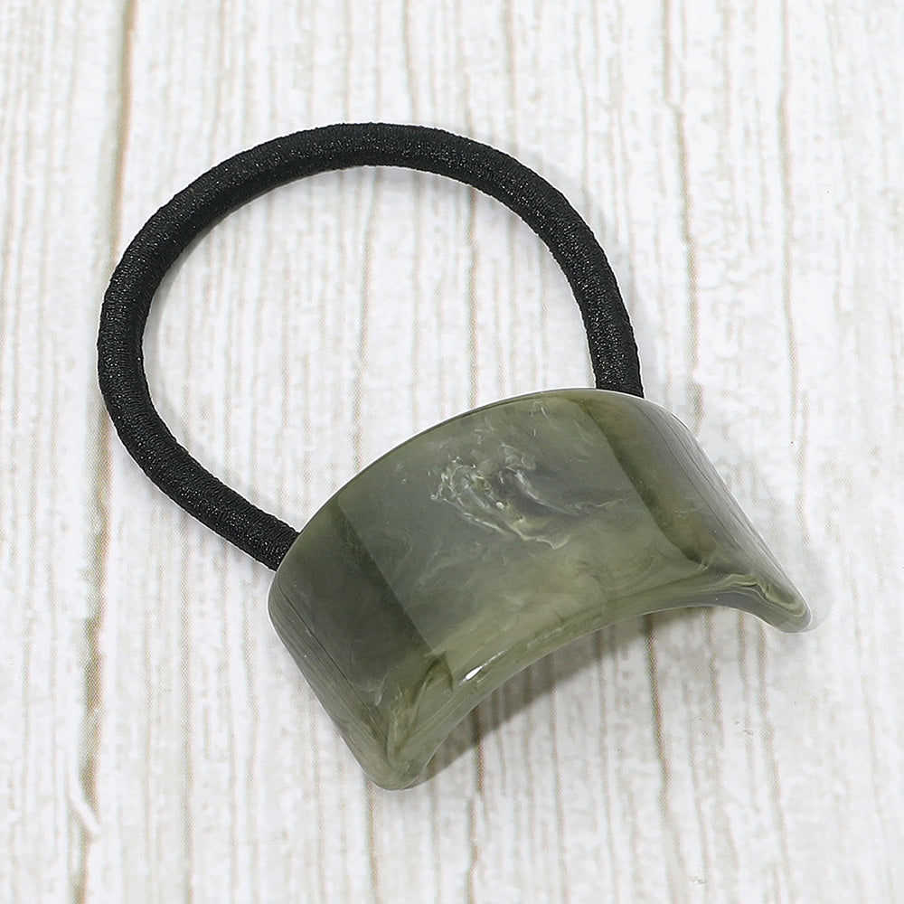 Rectangular Resin Accent Hair Band
