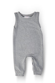 Heather Gray Tank One-Piece Jogger