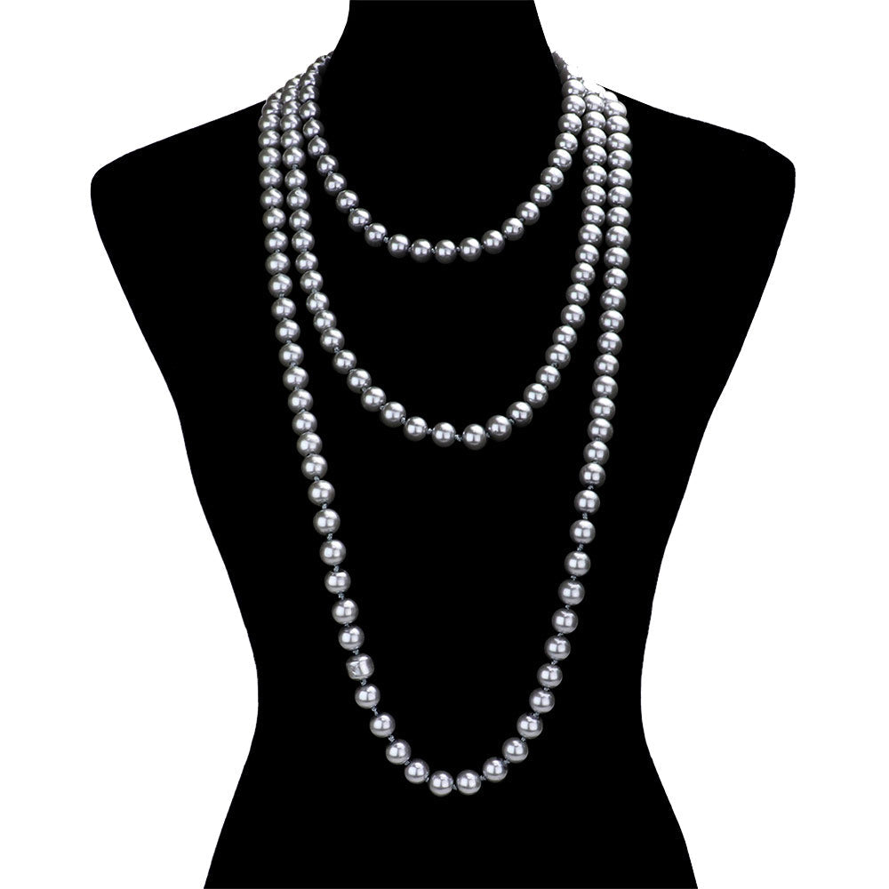 Women's Pearl Long Necklace