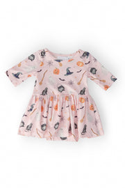Hey Boo 3/4 Sleeve Twirl Bodysuit