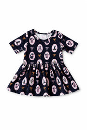 Hocus Pocus 3/4 Sleeve Twirl Bodysuit