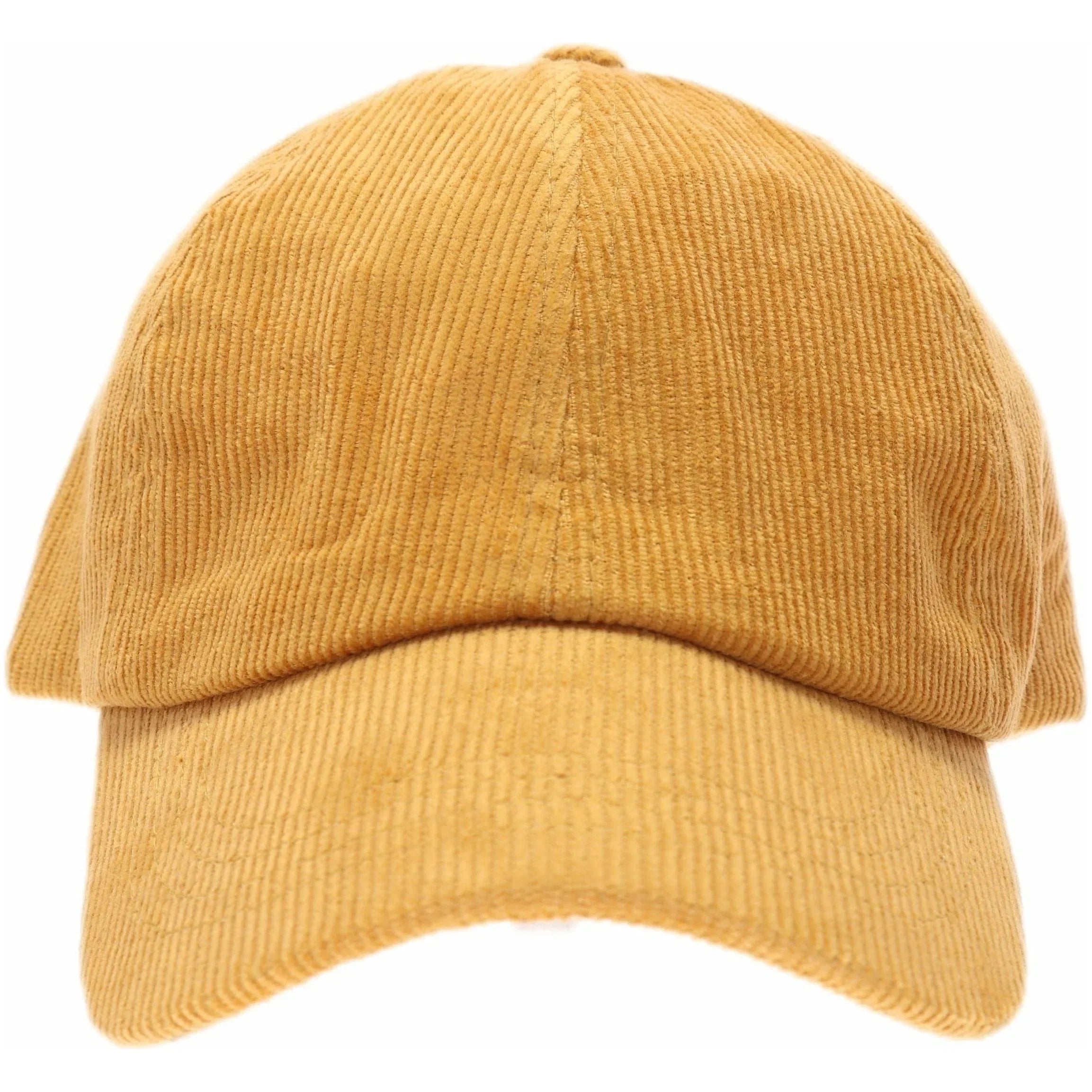 Corduroy Criss-cross Pony Cap