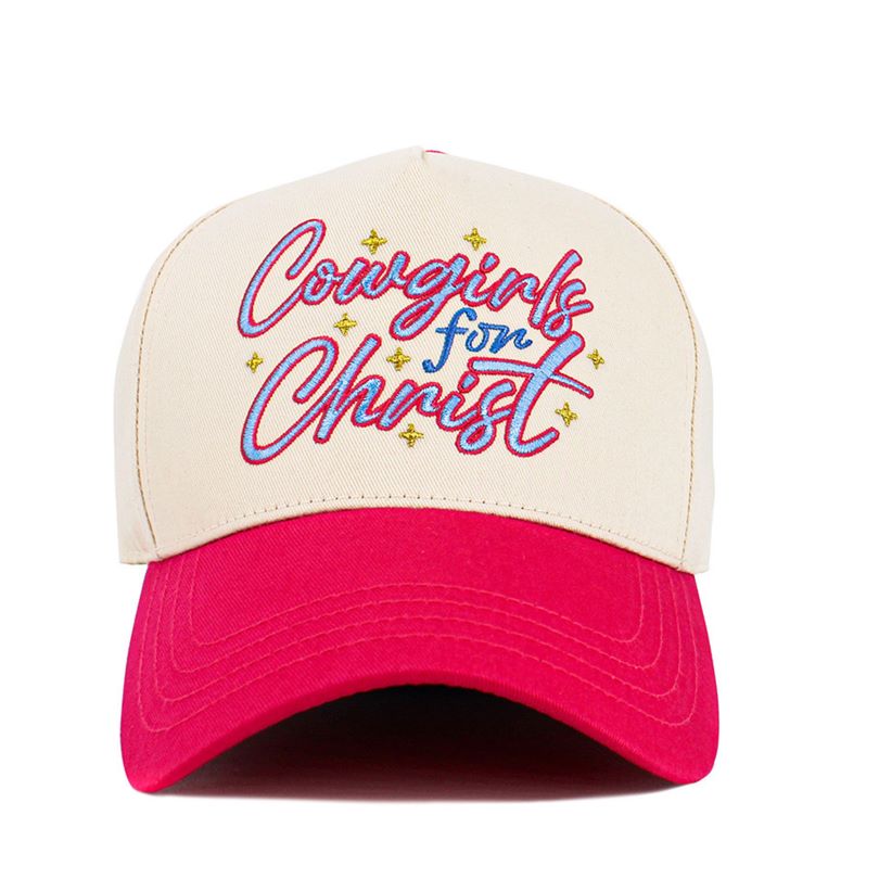 COWGIRLS FOR CHRIST Letter Five Panel Baseball Cap