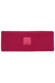 C.C Solid ribbed knit headwrap with C.C rubber patch