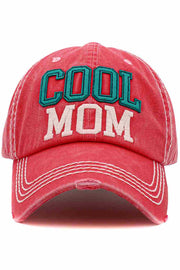 COOL MOM Washed Vintage Baseball Cap