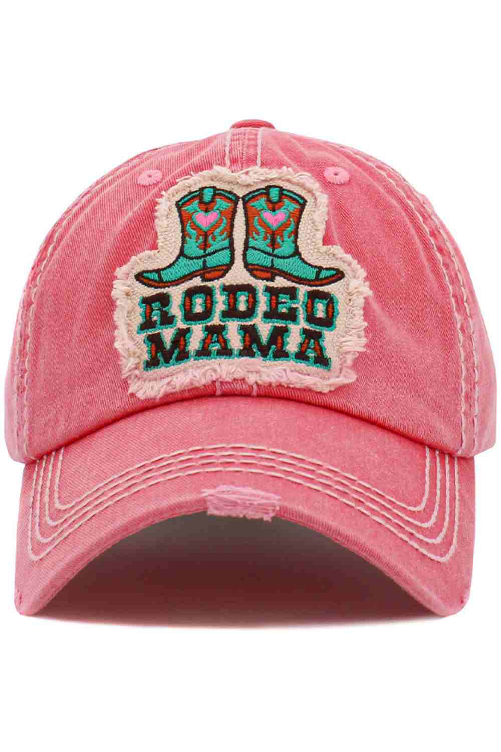 RODEO MAMA WASHED VINTAGE BASEBALL CAP
