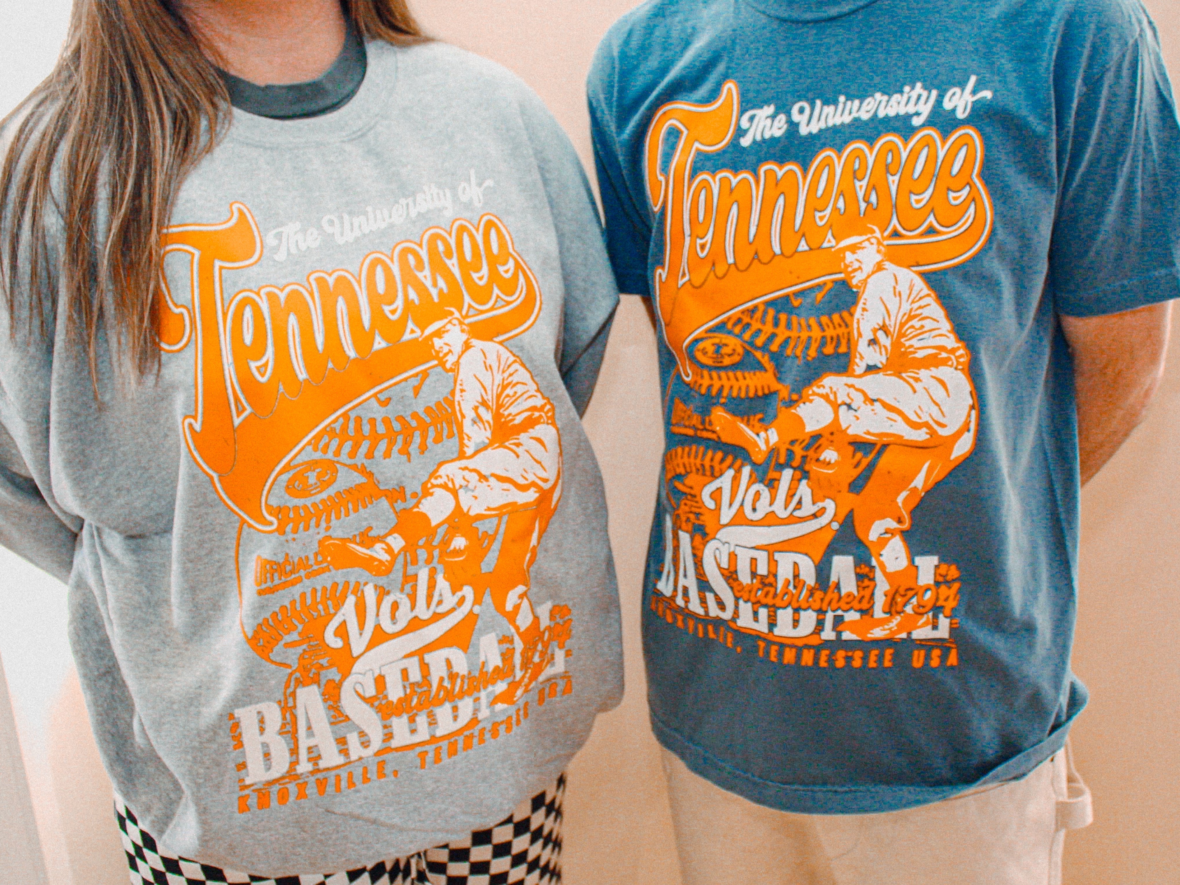 Underground Original Design: Tennessee Volunteers Baseball Boxy Cotton TShirt