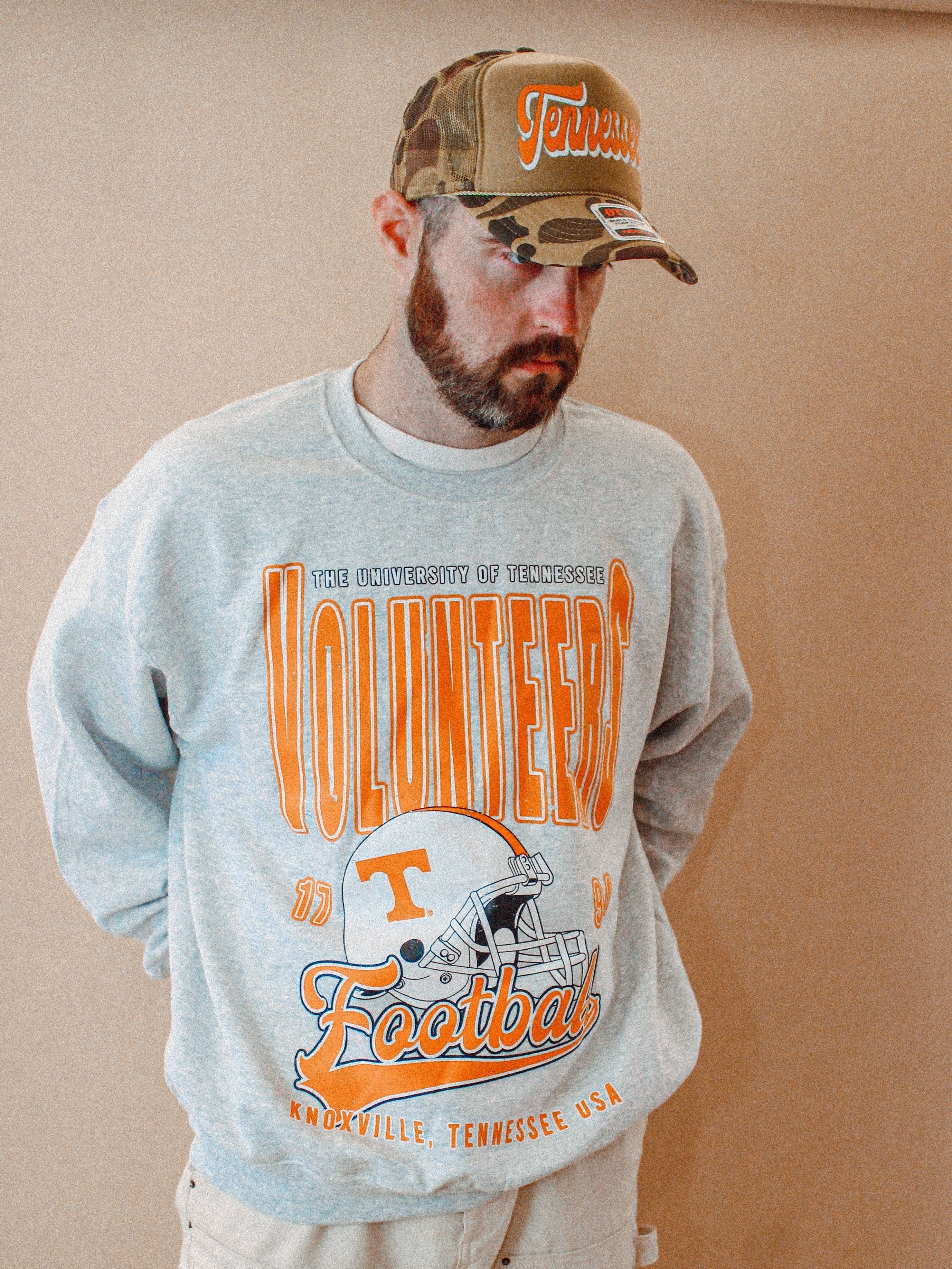 Underground Original Design: Tennessee Volunteers Football Boxy Cotton Sweatshirt