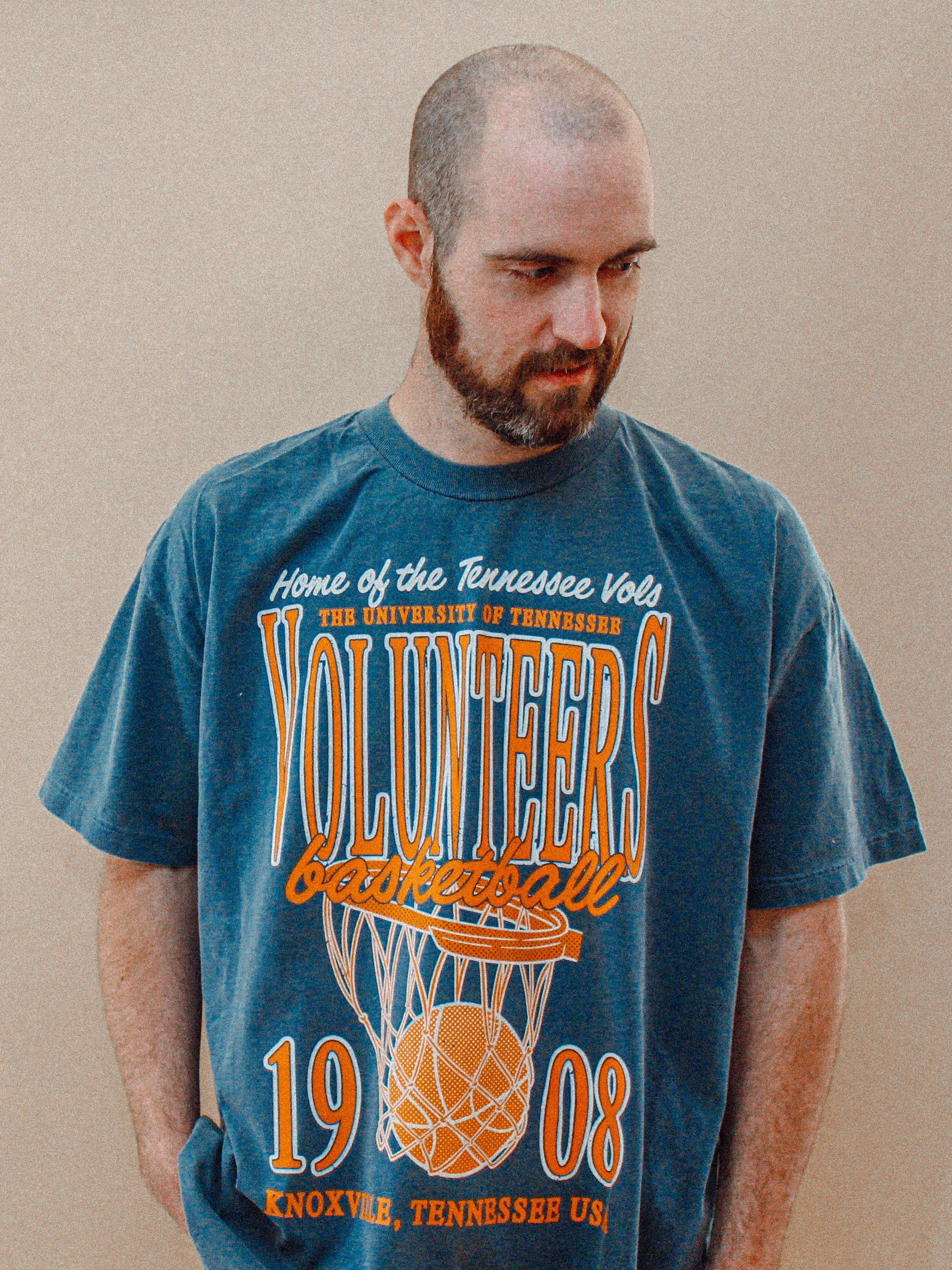 Underground Original Design: Tennessee Volunteers Basketball Boxy Cotton TShirt