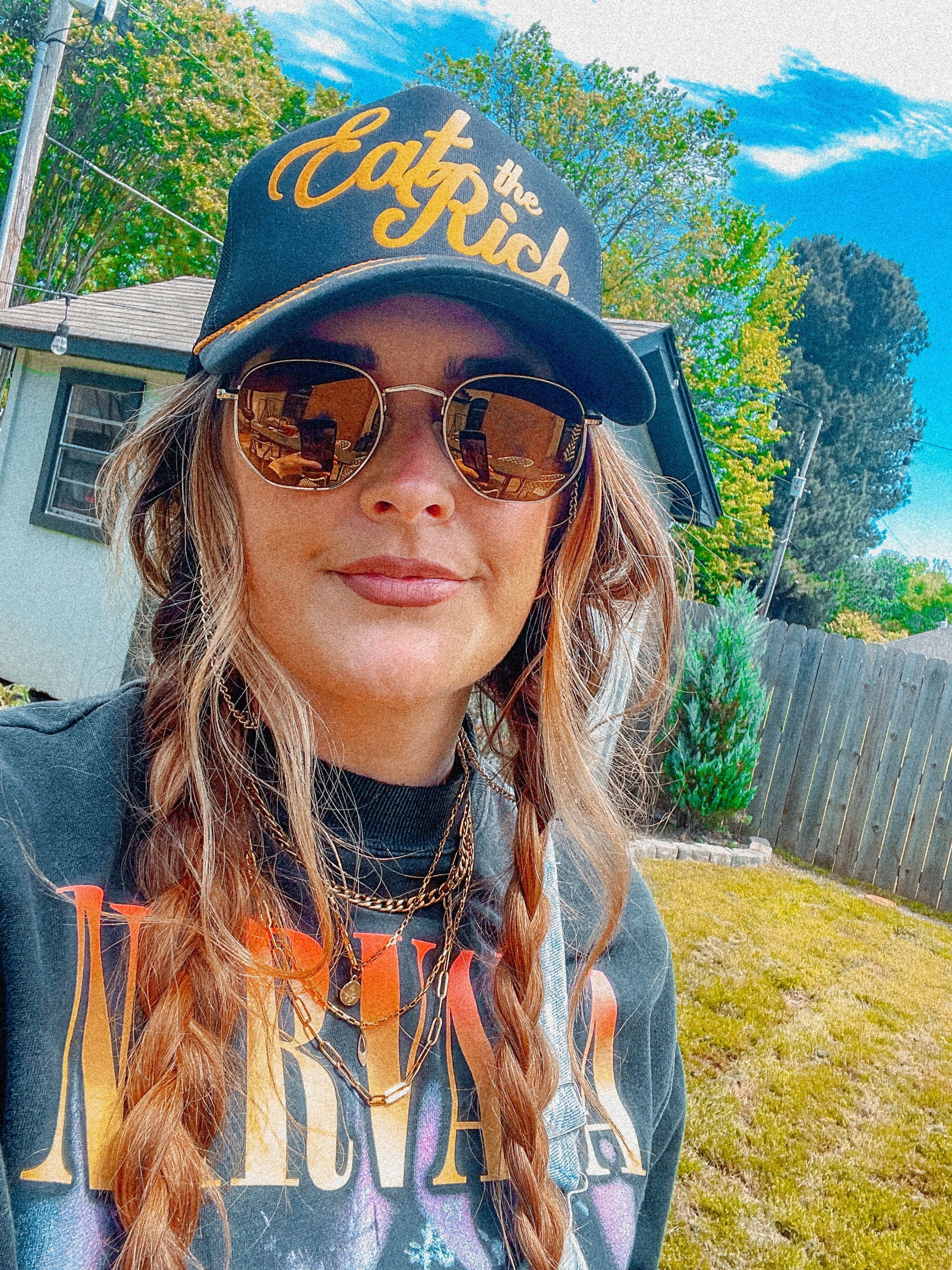 Underground Original Design: Eat The Rich, Western Trucker Hat