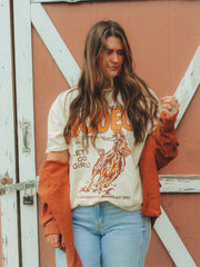Underground Original Design: This Is My First Rodeo Boxy Cotton TShirt