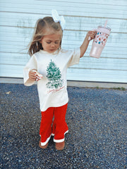 Underground Original Design: * KIDS * The Merry Christmas Tree Boxy T-Shirt