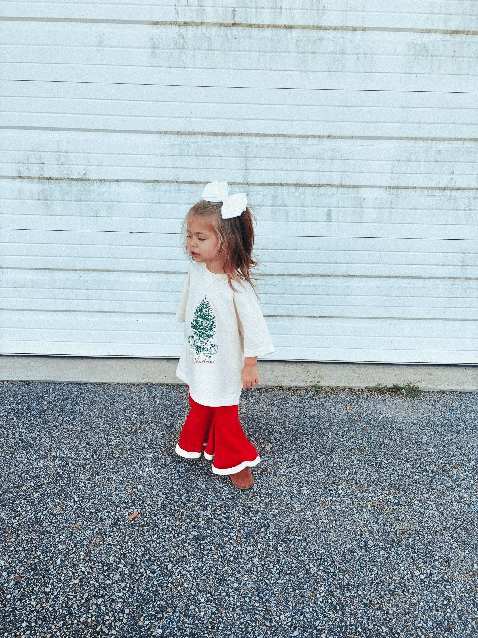 Underground Original Design: * KIDS * The Merry Christmas Tree Boxy T-Shirt