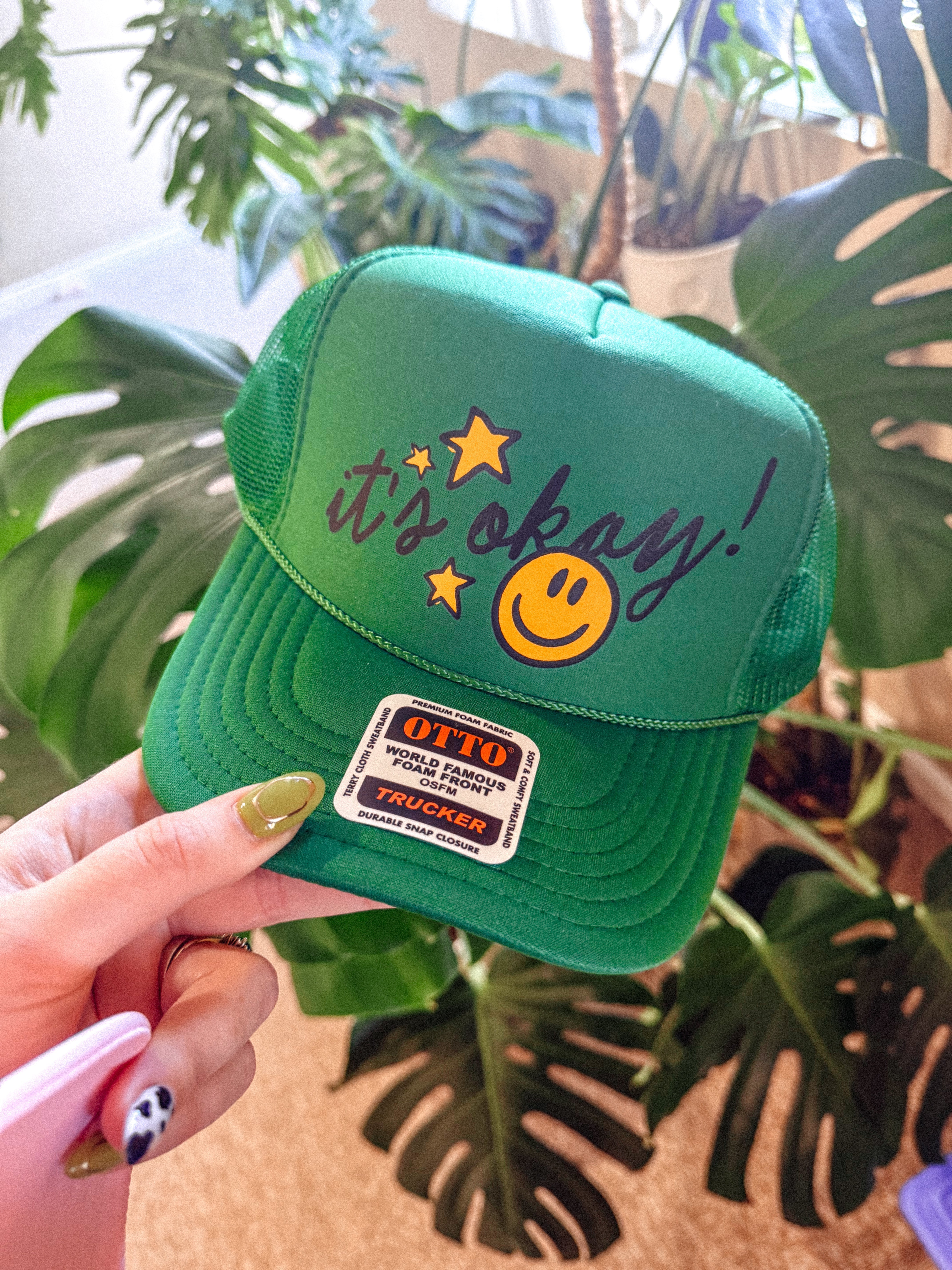 Underground Original Design: It's Okay! Smile & Star Trucker Hat
