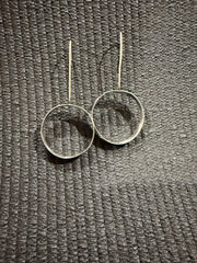 Sterling Silver Hoops | Minimalist Silver Earrings