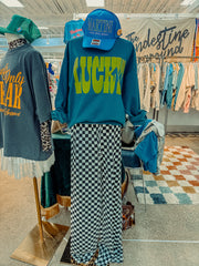 Underground Original Design: LUCKY! PUFF Boxy Cotton Sweatshirt