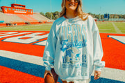 Underground Original Design: Memphis Tigers Football Boxy Cotton 90's Sweatshirt