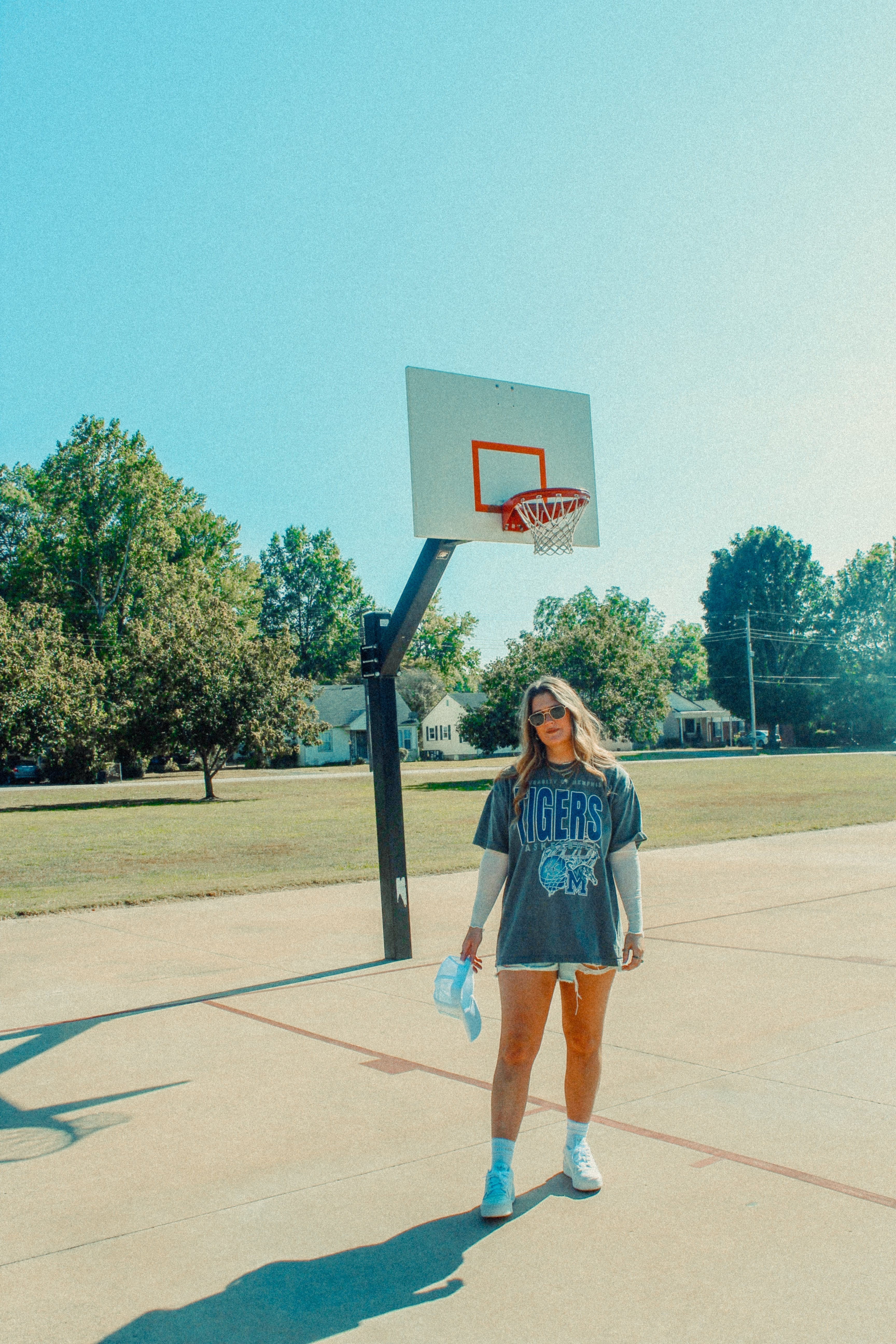 Underground Original Design: Memphis Tigers Basketball Boxy Cotton TShirt