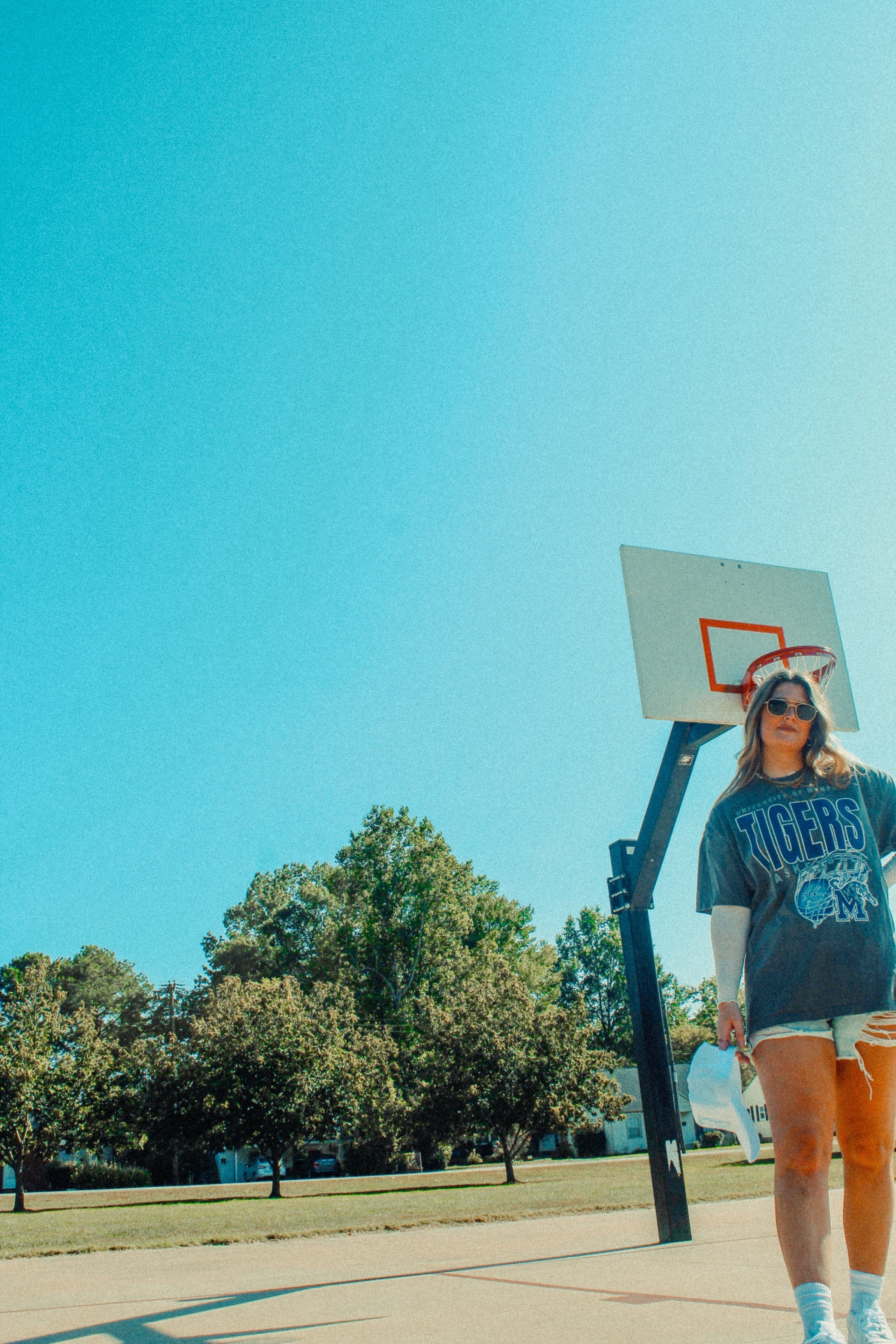 Underground Original Design: Memphis Tigers Basketball Boxy Cotton TShirt