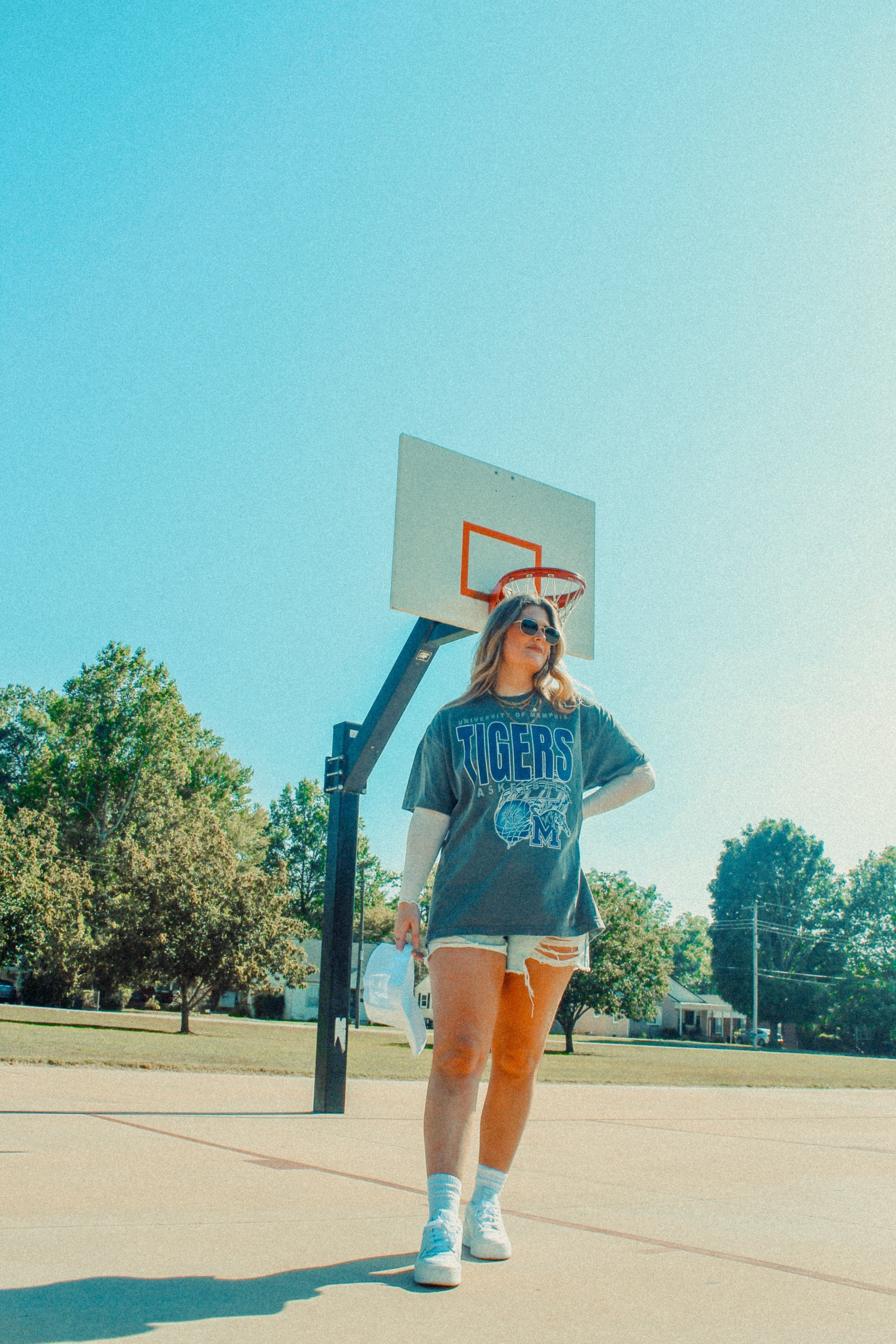 Underground Original Design: Memphis Tigers Basketball Boxy Cotton TShirt